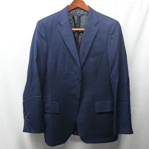 Napoli 40R‎ Navy Blue Loro Piana 100% Cashmere 2 Button Blazer Jacket Sport Coat